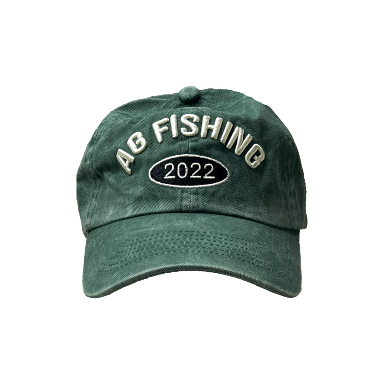 Green Stonewashed Cap